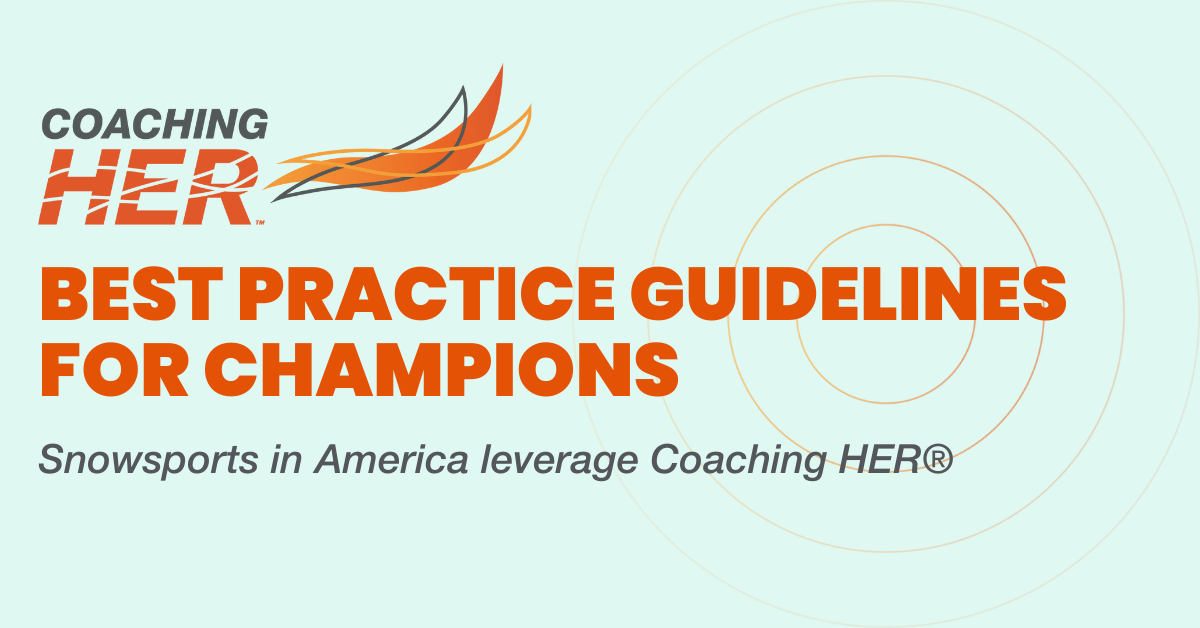 Snowsports in America leverage Coaching HER®